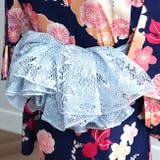 子ども用さらさらふんわりレース兵児帯 浴衣帯 洗える | kimonocafe | 詳細画像3