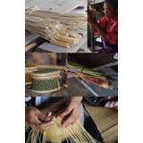 籠 ハンドバッグ 高級手編みのカゴバッグ タイ製 竹 編みカゴ | kimonocafe | 詳細画像2