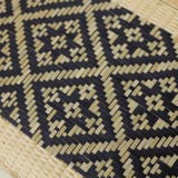 籠 ハンドバッグ 高級手編みのカゴバッグ タイ製 竹 編みカゴ | kimonocafe | 詳細画像3