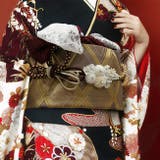 振袖用帯揚げ ステッチ レース二枚重ね | kimonocafe | 詳細画像4
