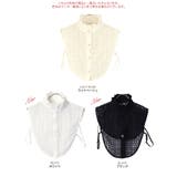 刺繍デザインフリルスタンドカラー付け襟 小物 雑貨 | kirakiraShop | 詳細画像2