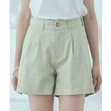 ミント | コットンリネンショートパンツ 2サイズ ボトムス | kirakiraShop 