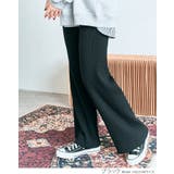 リブニットセミワイドパンツ ボトムス ワイドパンツ | kirakiraShop | 詳細画像4