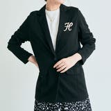 ブラック | ポンチ素材テーラードジャケット 2タイプ テーラードジャケット | kirakiraShop