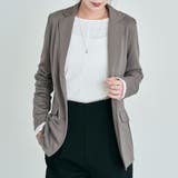 グレー | ポンチ素材テーラードジャケット 2タイプ テーラードジャケット | kirakiraShop