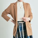 キャメル | ポンチ素材テーラードジャケット 2タイプ テーラードジャケット | kirakiraShop