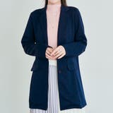 ネイビー | ポンチ素材テーラードジャケット 2タイプ テーラードジャケット | kirakiraShop