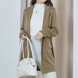 グレージュ | ポンチ素材テーラードジャケット 2タイプ テーラードジャケット | kirakiraShop