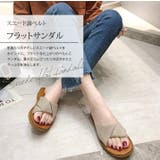 ぺたんこサンダル フラットサンダル レディース | kirakiraShop | 詳細画像12