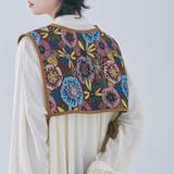 D-花柄ブラウン | 総柄ビスチェベスト トップス ビスチェ | kirakiraShop