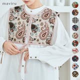 総柄ビスチェベスト トップス ビスチェ | kirakiraShop | 詳細画像1