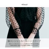 キャミ付きシアードット長袖ブラウス トップス ブラウス | kirakiraShop  | 詳細画像12 