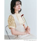 シフォンフリルスリーブ切り替えトップス 2サイズ シアートップス | kirakiraShop | 詳細画像13