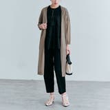 ベージュ | シアーニットロングカーディガン ロングカーディガン ニットソー | kirakiraShop 