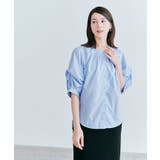 ボリュームスリーブ五分丈ギャザーブラウス 2サイズ シャツ | kirakiraShop  | 詳細画像10 