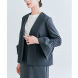 OUI CLASSYノーカラーフレアスリーブジャケット 3サイズ | kirakiraShop | 詳細画像11