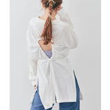 オフホワイト | バックドロストチュニックロンT トップス カットソー | kirakiraShop