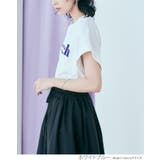 配色フレンチロゴTシャツ トップス カットソー | kirakiraShop | 詳細画像7