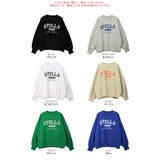 裏起毛スリットカレッジロゴスウェット トップス 裏起毛スウェット | kirakiraShop  | 詳細画像2 