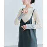 袖配色プリーツトップス 2サイズ 着痩せ | kirakiraShop | 詳細画像18