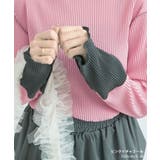 袖配色プリーツトップス 2サイズ 着痩せ | kirakiraShop | 詳細画像7