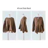 ラッフルペプラムブラウス 2サイズ 体型カバー | kirakiraShop  | 詳細画像21 