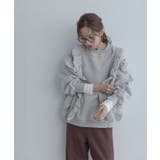 【maviru】裏起毛ラッフルスウェットプルオーバー 裏起毛 長袖 | kirakiraShop  | 詳細画像11 