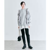 裏起毛ラッフルスウェットプルオーバー 裏起毛 長袖 | kirakiraShop  | 詳細画像11 