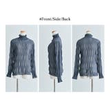 シャーリングシフォンブラウス 3サイズ 二の腕隠し | kirakiraShop | 詳細画像18