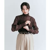 シャーリングシフォンブラウス 3サイズ 二の腕隠し | kirakiraShop | 詳細画像16