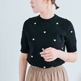 ハート刺繍半袖コットンニット 2サイズ サマーニット | kirakiraShop | 詳細画像21