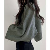 ワイドスリーブショートニット トップス ニット | kirakiraShop | 詳細画像3
