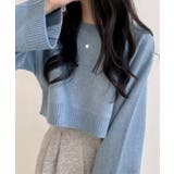 ワイドスリーブショートニット トップス ニット | kirakiraShop | 詳細画像17