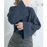 ワイドスリーブショートニット トップス ニット | kirakiraShop | 詳細画像9