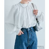 スタンドカラーギャザーブラウス 2サイズ シャツ | kirakiraShop | 詳細画像3