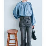 スタンドカラーギャザーブラウス 2サイズ シャツ | kirakiraShop | 詳細画像20
