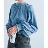 スタンドカラーギャザーブラウス 2サイズ シャツ | kirakiraShop | 詳細画像21