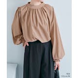 スタンドカラーギャザーブラウス 2サイズ シャツ | kirakiraShop | 詳細画像7