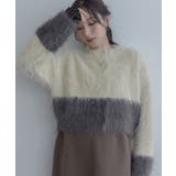 【maviru】バイカラーシャギーニットカーディガン トップス カーディガン | kirakiraShop | 詳細画像9