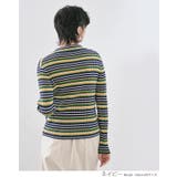 マルチボーダーハイネックリブニット トップス リブニット | kirakiraShop  | 詳細画像14 