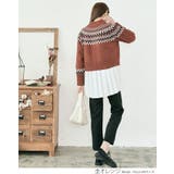 ノルディック柄ハイネックショートニット ニットトップス カラーニット | kirakiraShop  | 詳細画像14 