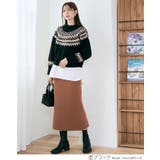 ノルディック柄ハイネックショートニット ニットトップス カラーニット | kirakiraShop  | 詳細画像21 