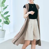 バックプリーツニットソーロングジレ 2サイズ トップス | kirakiraShop | 詳細画像32