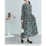 3way花柄シフォンワンピース 2サイズ 花柄ワンピース | kirakiraShop  | 詳細画像3 