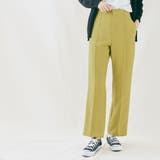 オリーブ | ピンタックカラースラックスパンツ 4サイズ ボトムス | kirakiraShop 