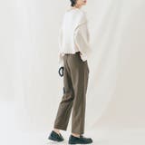 ブラウン | ピンタックカラースラックスパンツ 4サイズ ボトムス | kirakiraShop 