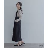 【maviru】ストレートジャンパースカート 着痩せ 脚長効果 | kirakiraShop | 詳細画像3