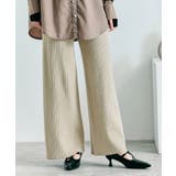 柔暖リブニットワイドパンツ ボトムス ワイドパンツ | kirakiraShop  | 詳細画像26 