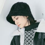 ブラック | エコファーバケットハット 小物 帽子 | kirakiraShop