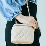 ホワイト | ダイヤキルトバニティバッグ 鞄 かばん | kirakiraShop